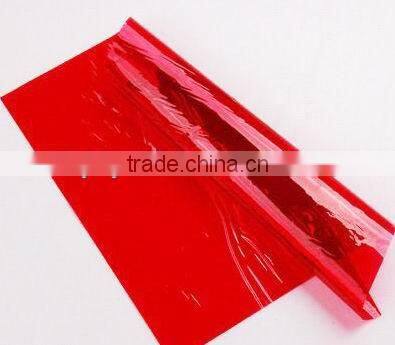 factory direct sell cheap solid color cellophane sheets