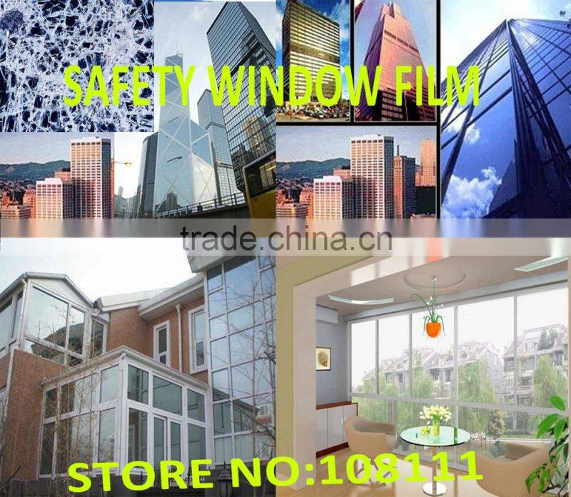 Safety Film/Glass Protection Film/security film/Transparency Glass Protector,house/car used 1.52M*30M/roll