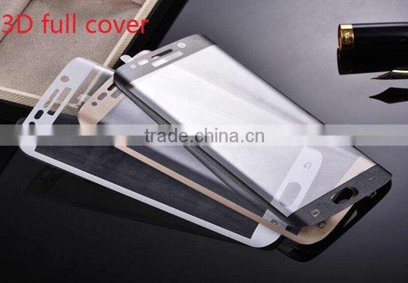 For Samsung Galaxy S6 edge 3D curved Tempered Glass Full Screen Protector