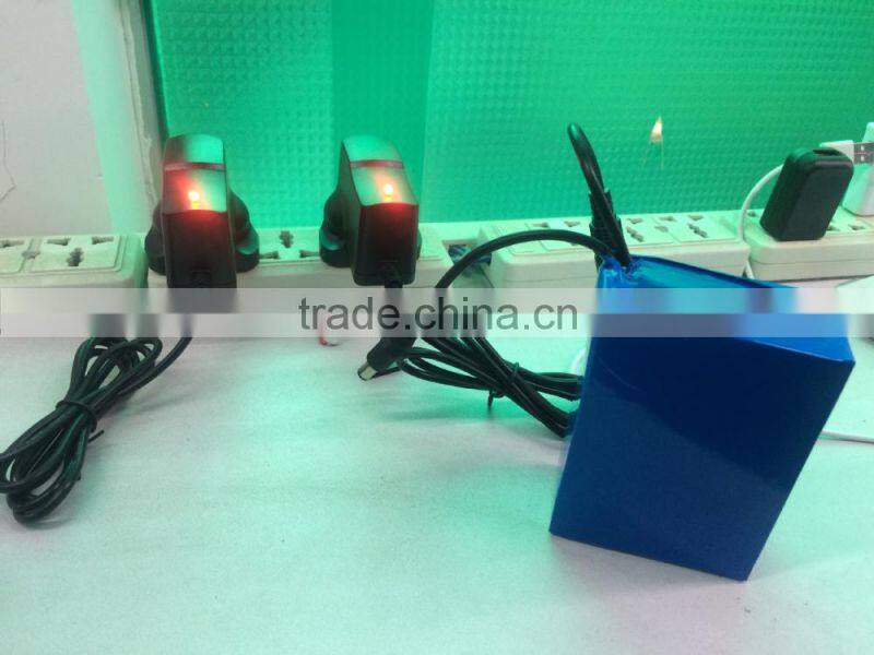 OEM/ODM factory 12v battery power pack 7.2ah for LED light ot other electric device