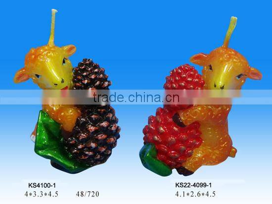 2015 chinese zodiac symbols scented candle sheep wax souvenir