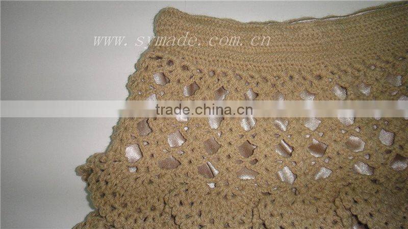 crocheted skirt