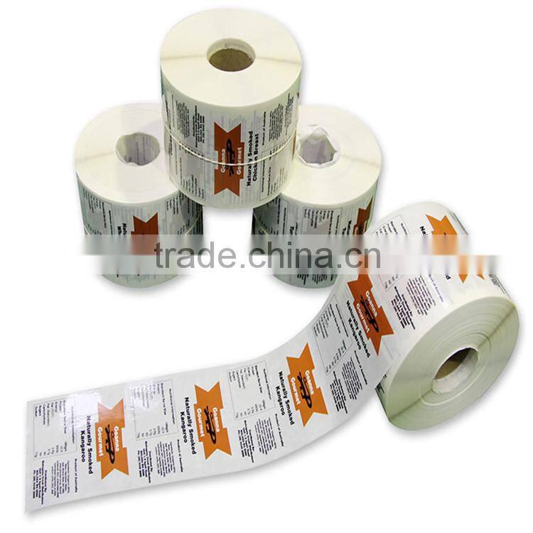 Hot sale fancy full color label printing cartoon sticker