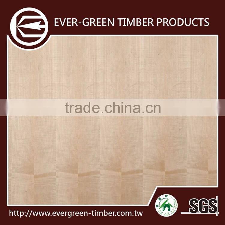 4x8 size maple veneer laminate sheet for wall covering