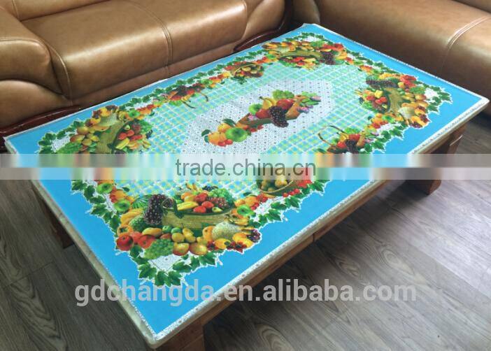 the latest design 2015 moasic gold wedding tablecloth