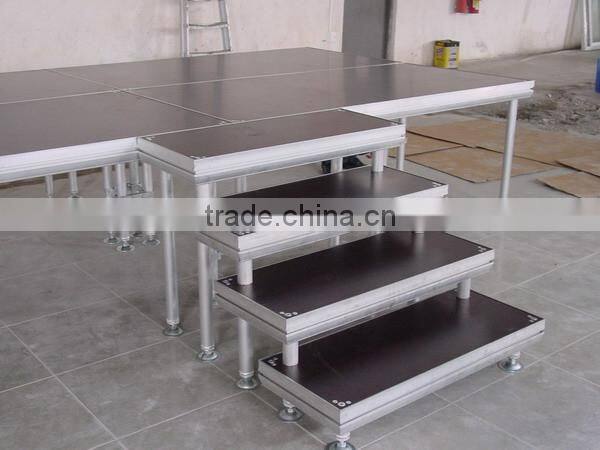 TUV Certificated Hindu Wedding Stage Acrylic Platform Stage Holographic Reflection Stage