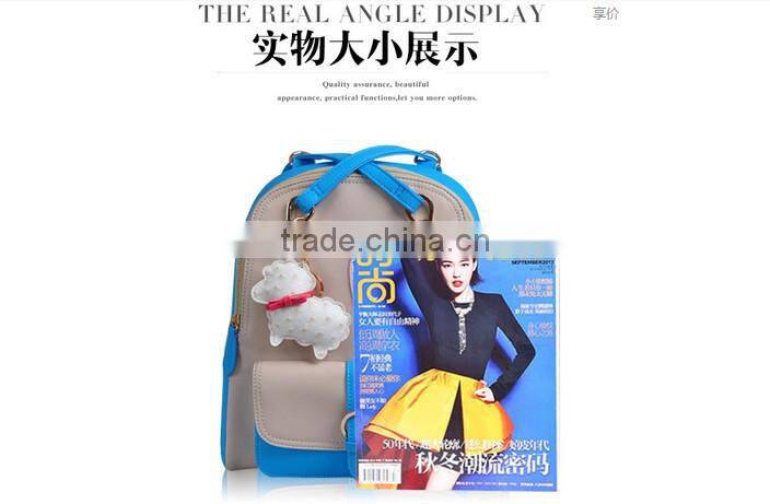 2015 sports School knapsack &high class student school bag for girls with new design and new models