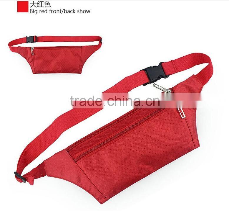 2015 Unisex Waist Belt Bag Travel Sports Pack Hiking Running Belt Pack;fany pack running waist bags flashing sport running belt