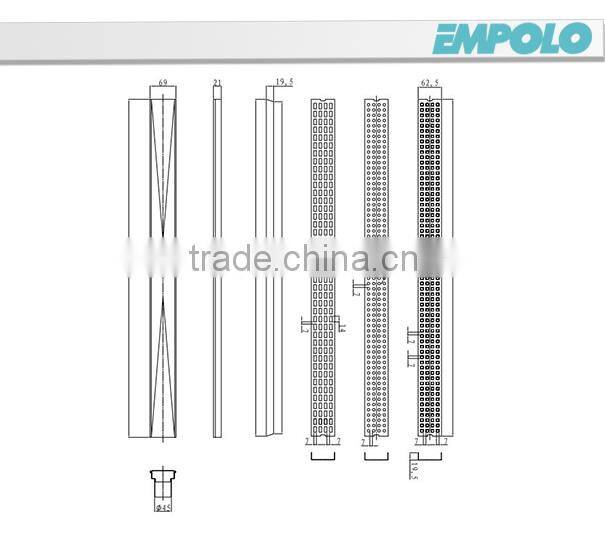 SUS304 Long Floor Drainer Floor Drains Foshan Empolo Sanitary 78822