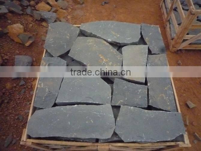 cheap chinese subway stone Black basalt natural stone bluestone tile
