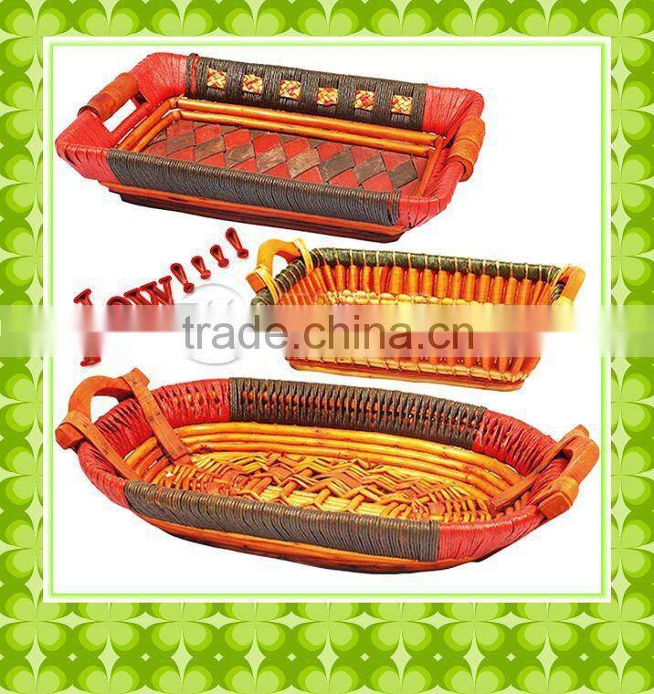 Newest and cheapest wicker christmas gift basket for promotional