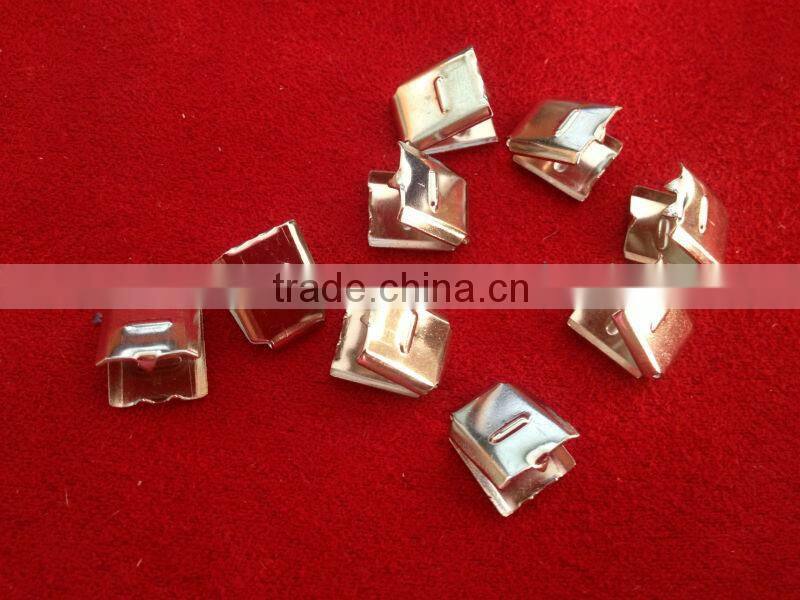 wholesale cheap belt end clasp/ metal belt end clip