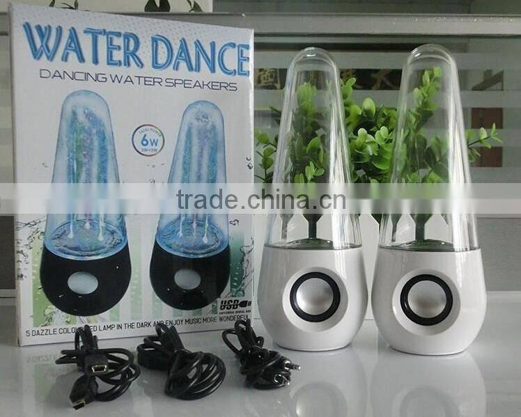 Water dancing speaker bluetooth stereo Led music speaker usb water spray audio computer peripheral audio