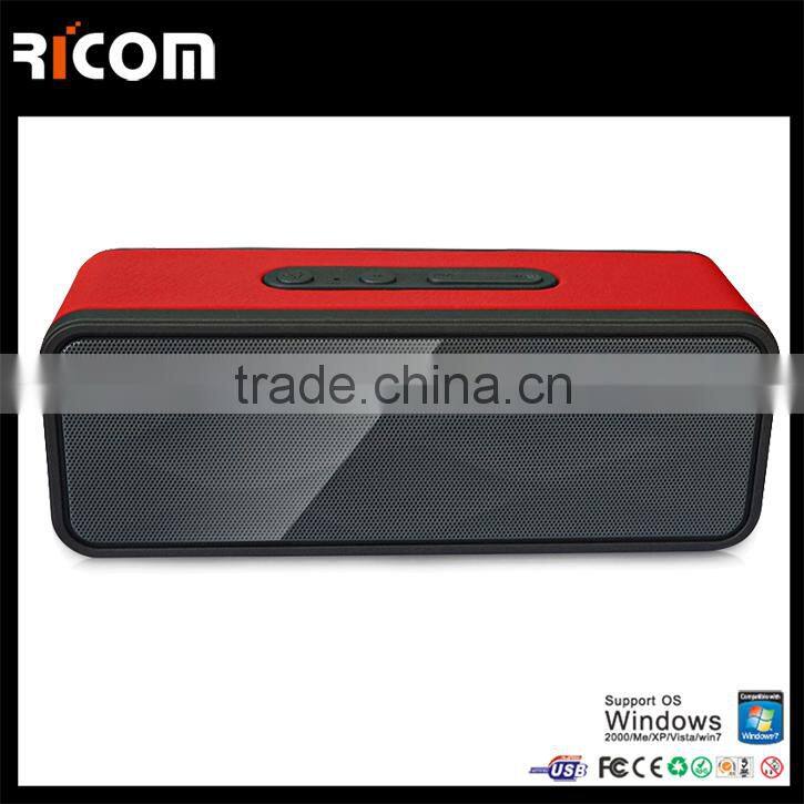 High Quality Leather waterproof wireless bluetooth speaker box-BSP-230--Shenzhen Ricom