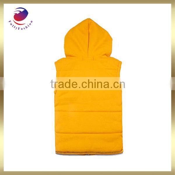 yellow winter vest