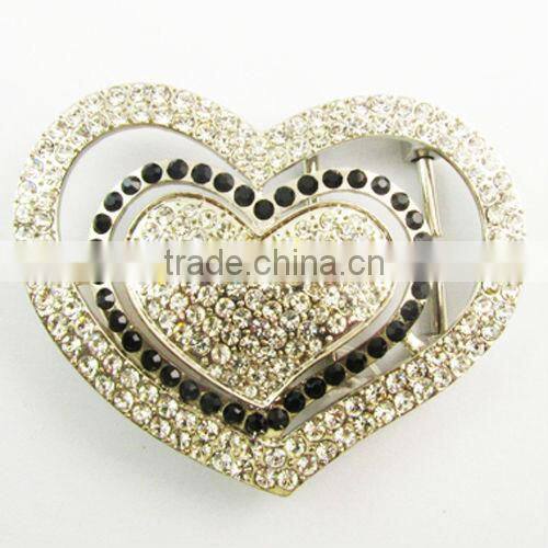 2013 Decorative heart strass accessories shoe accessories shoes buckle