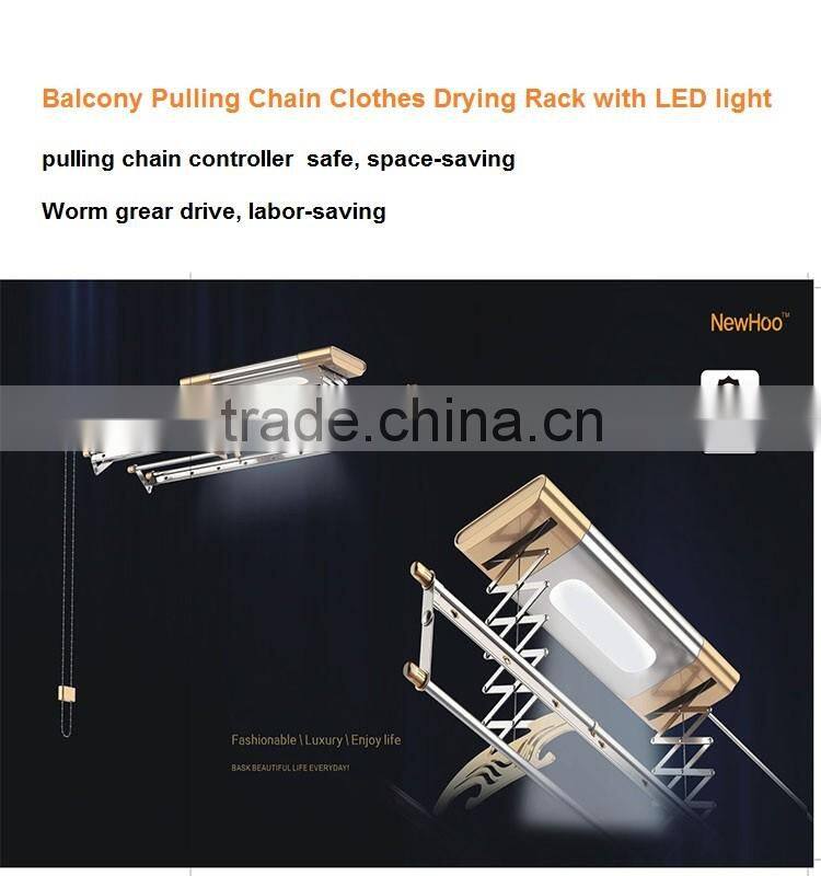 Aluminum Indoor Pulling Chain Clothes Drying Rack
