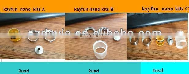 Pyrex glass tanks kayfun nano body kit