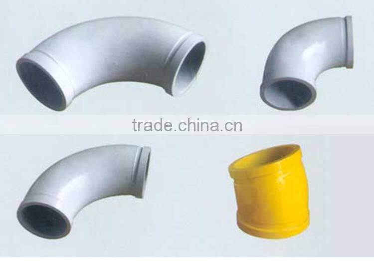 drag pump with cast steel elbow 13Mn-4 Putzmeister DN125*R275*90Deg Truck Mounted Concrete Pump