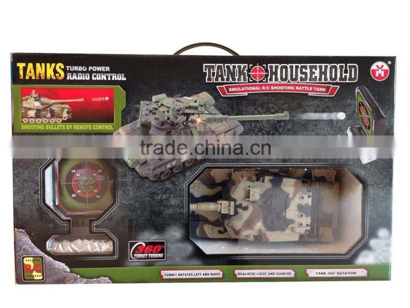 New Model!hot sale Emulational rc tank shooting battle tank