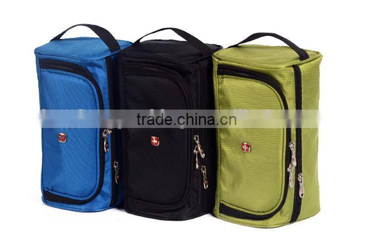 High Quality Cosmetic Oxford Pouch,Square Bottom Lock Pouch