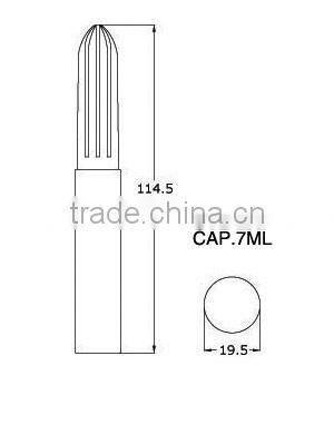 Fashion design empty eyeliner pencil container