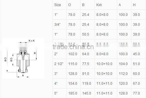 Sanitary Clamp-on butterfly valve