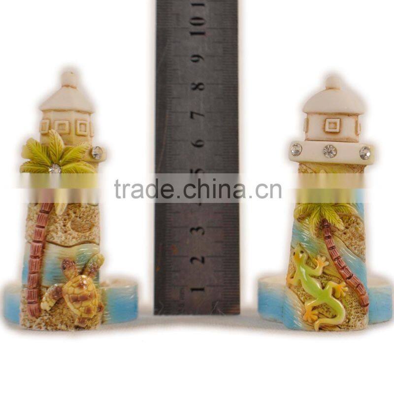 Lizard statue candle holder wholesale resin candle holder