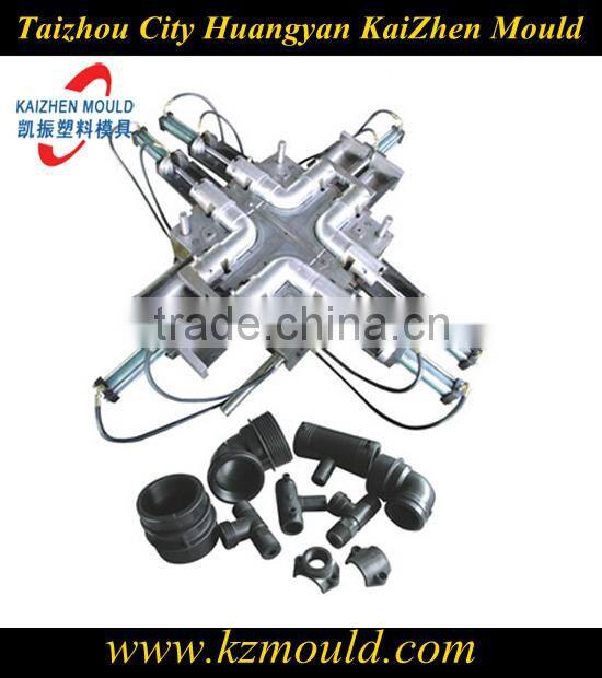 Different type different size plastic tub mould injection pipe fitting mould Huangyan mould factory