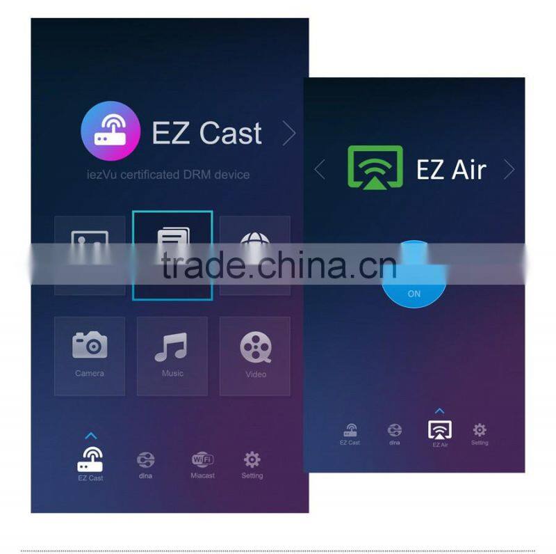 EZ cast WIFI display receiver dongle for phone smartphone chrome cast