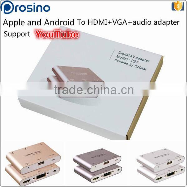 Factory sale new design multiport VGA full HD 1080P USB Digital Av Adapter