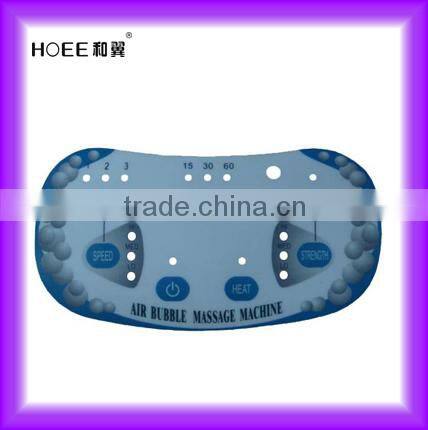 silk printing membrane colorful overlay tactile button graphic overlay