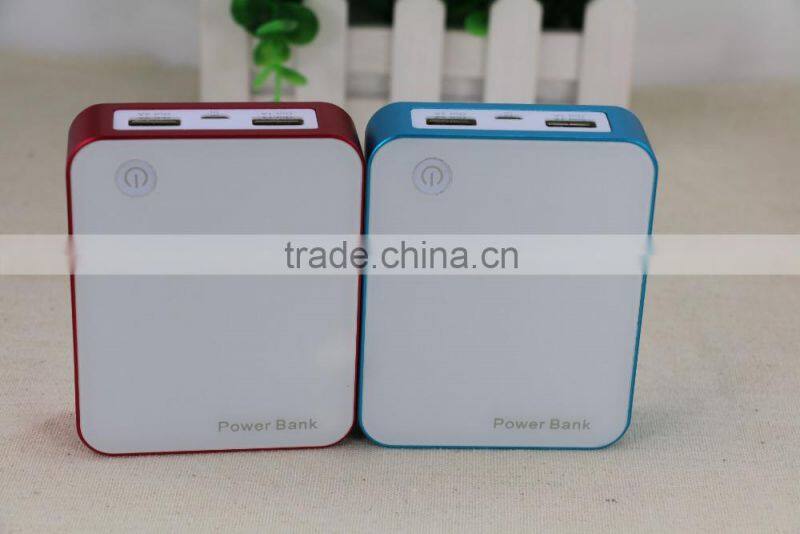 High Quality full capacity Rechargeable Battery Mobile Portable Power Bank 10400mAh