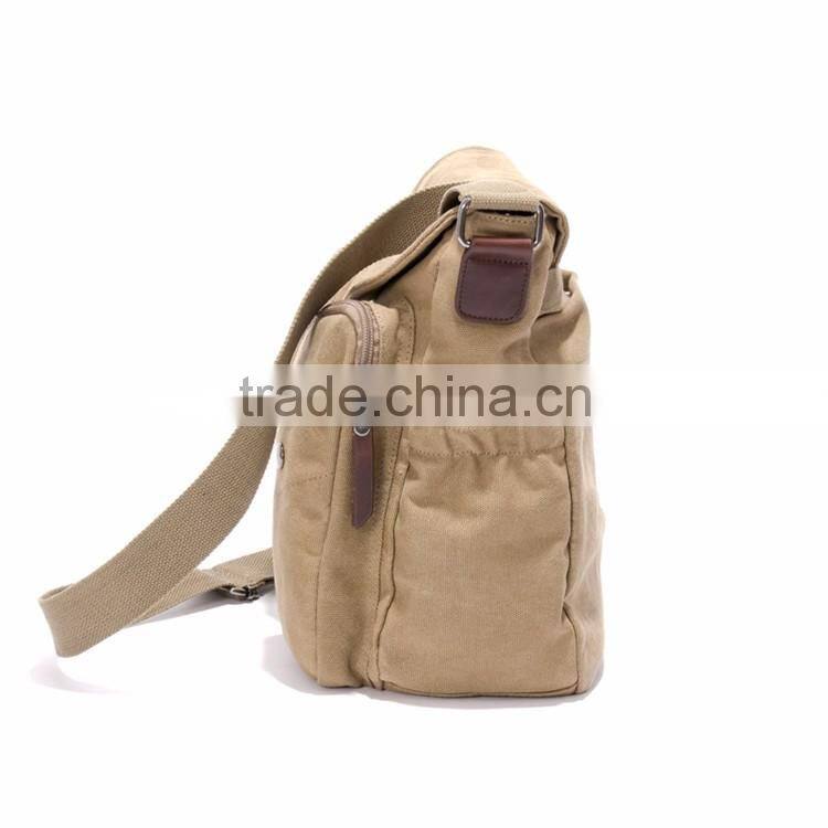 trendy PU leather trimmings handbag travel style big tote unisex canvas sling bags