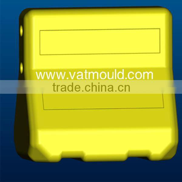 rotomolded HDPE plastic traffic/road barrier blow mold