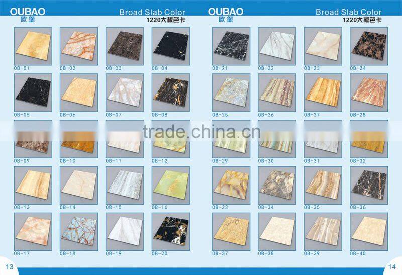 anti-uv pvc marble panels for wall