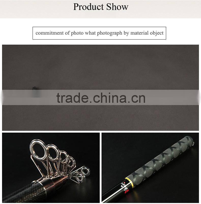 Carbon Telescopic Fishing Rod Spinning Lure Pole 360cm