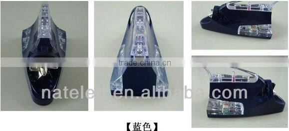 2013 the best selling products Wind power generation flashing light warning light shape of Shark gill