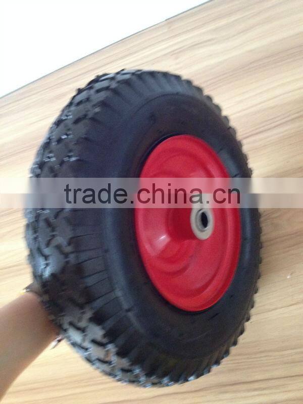 3.50-6 pneumatic rubber wheel for garden carts
