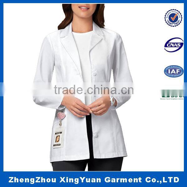 ISO9001 BSCI 2015 OEM design wholesale hospital uniform lab coat medical scrubs