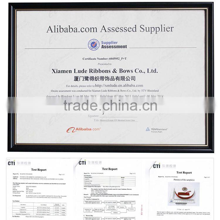 Factory wholesale colorful polka dot grosgrain ribbon