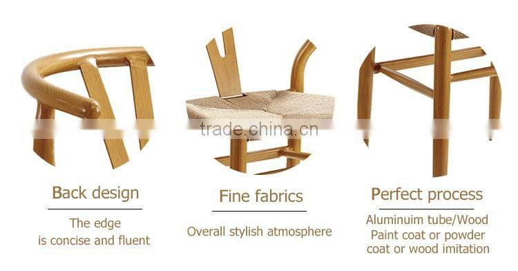 Wholesale stackable wood design dining chair, wood chair straw seat