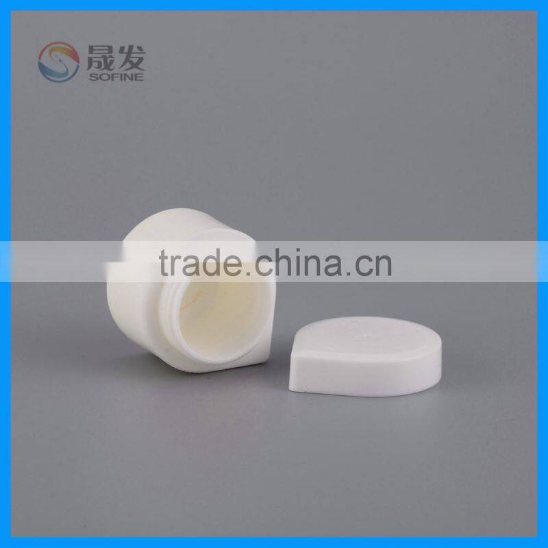 Irregular shape small cosmetic jar