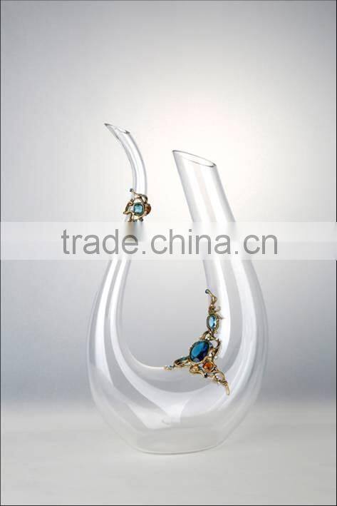 RORO enamel crystal glass wine container decantor home craft and decoration