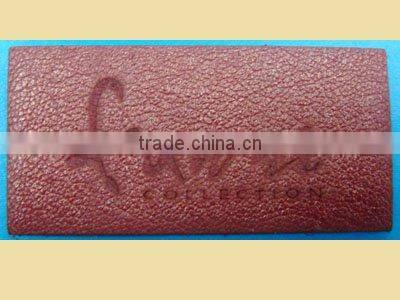 2012 fashion leather label for garment