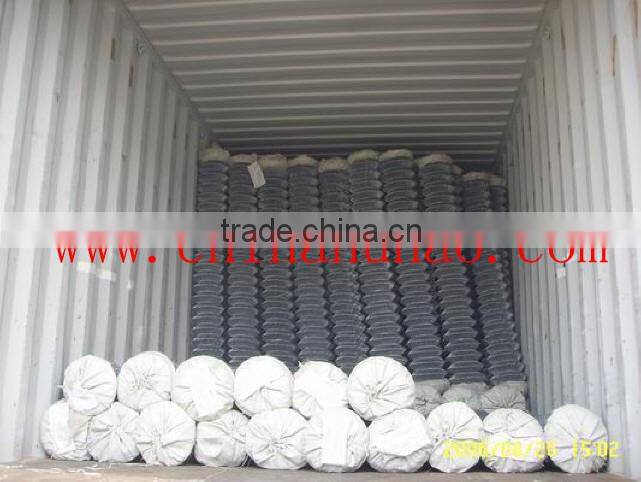 China electro galvanized chain link fence