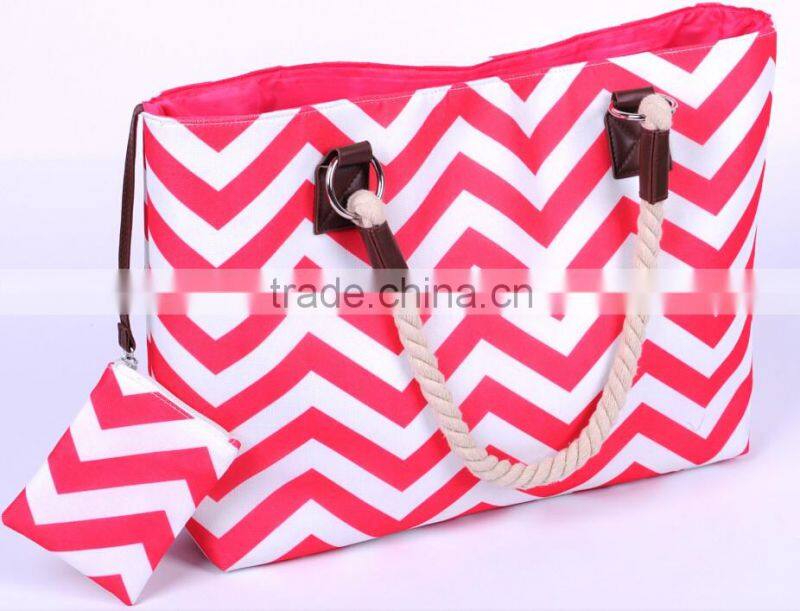 BSCI certification factory Printing Beach tote bag