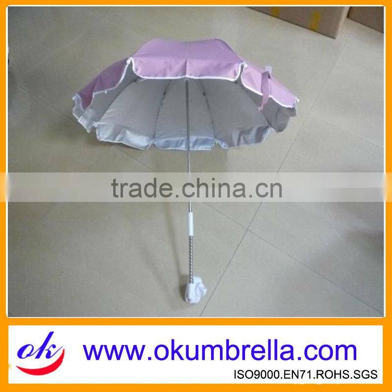 14"x8k baby stroller umbrella/UV baby stroller umbrella with oxford fabric