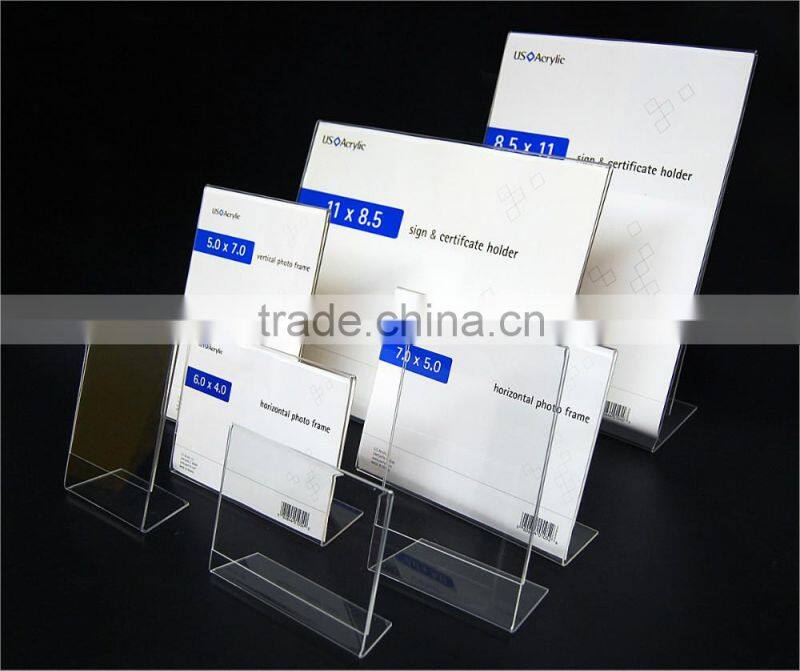 acrylic curve photo frame