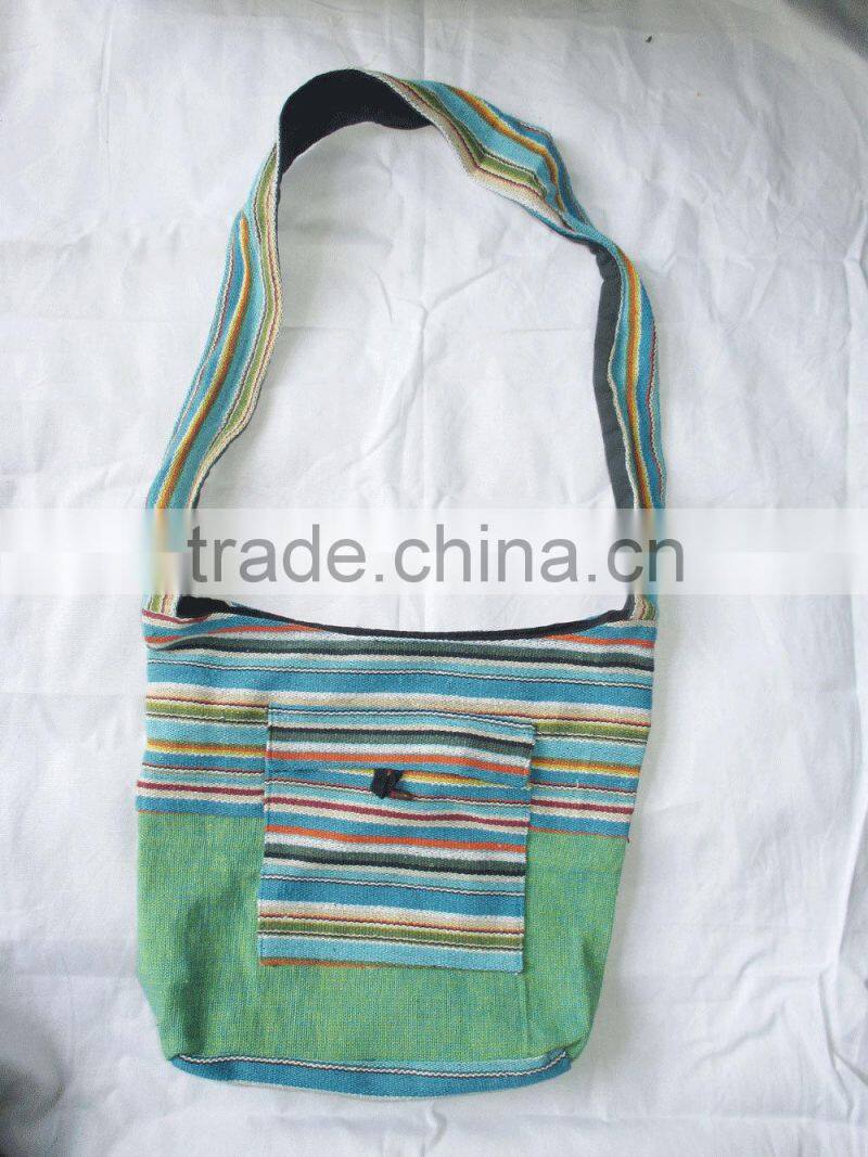 Cotton Handmade Shoulder Bag/Girls College Bag for girls